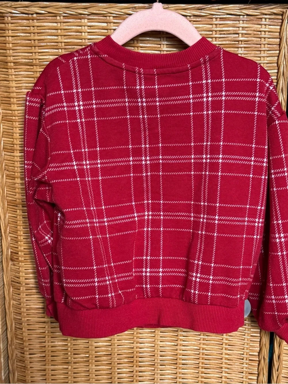 H&M Girls' Plaid red Set